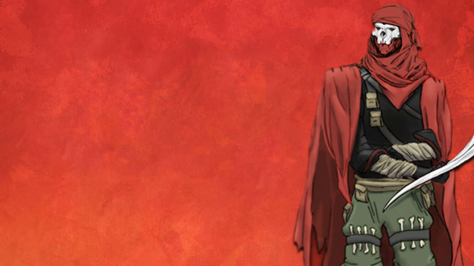 Apex Legends Revenant, masked skeleton warrior, red cloak, HD Desktop Wallpaper