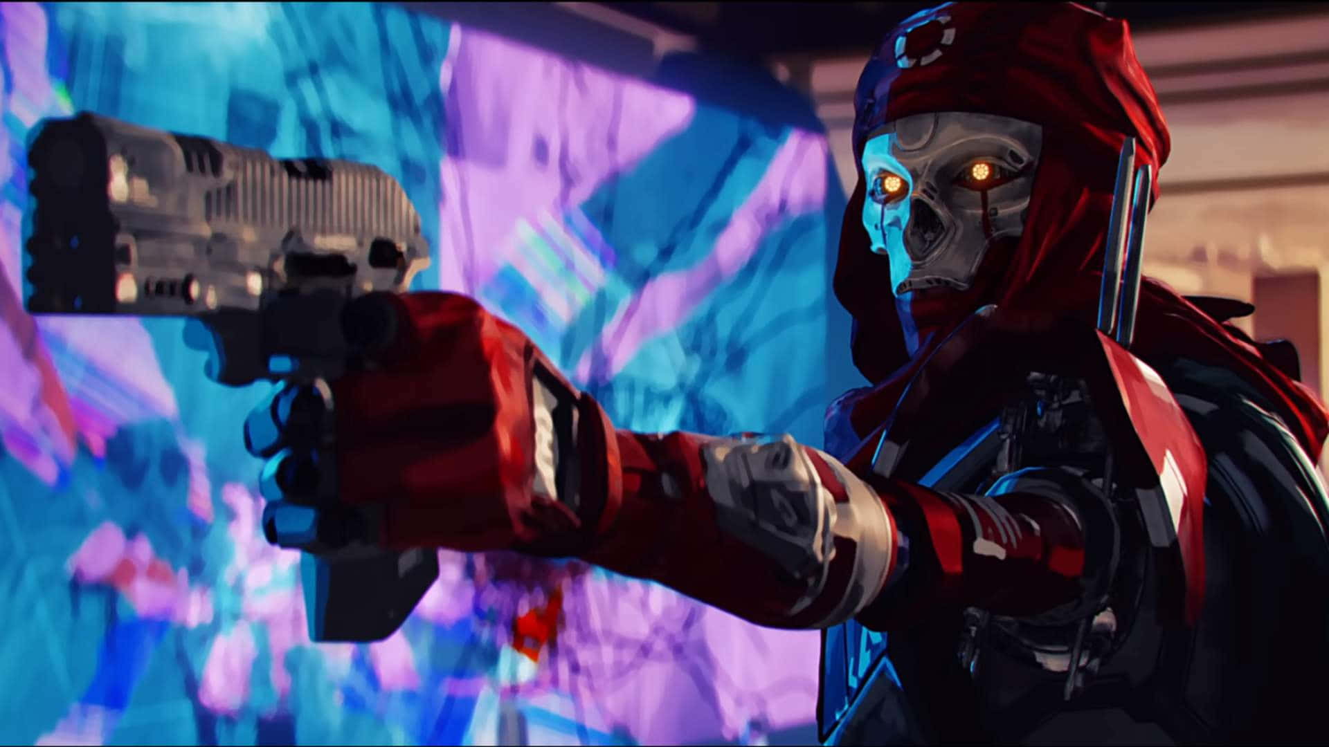 Apex Legends Revenant, red hood, glowing eyes, Full HD Desktop Wallpaper
