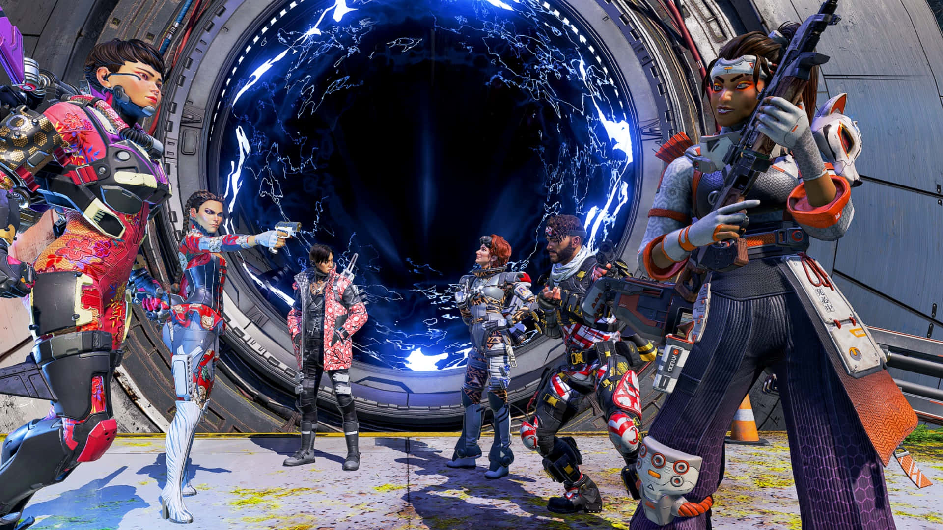 Apex Legends Season 10, futuristic warriors, colorful armor, Full HD Desktop Wallpaper