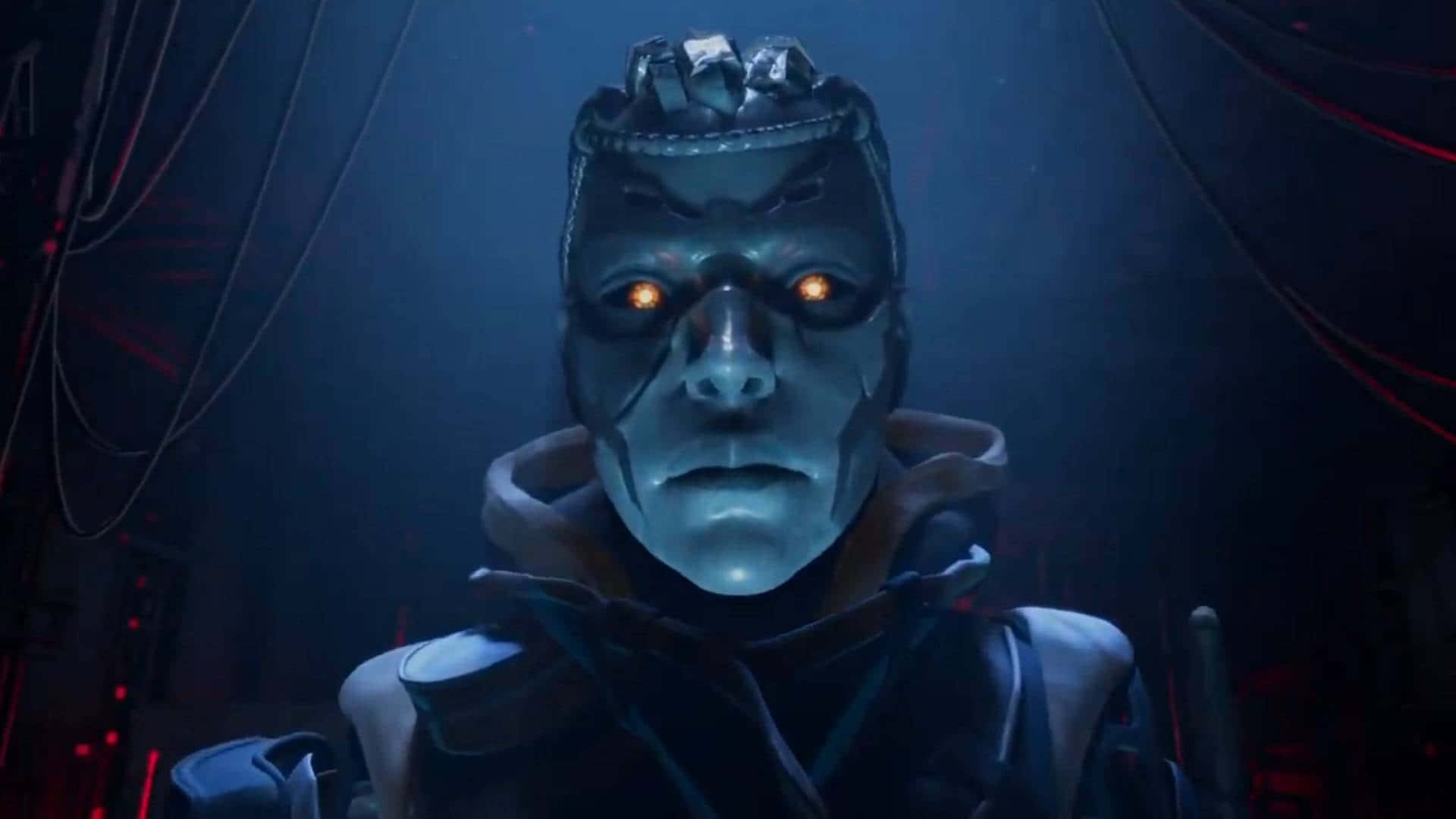 Apex Legends Season 11, cybernetic humanoid, glowing orange eyes, Full HD Desktop Wallpaper