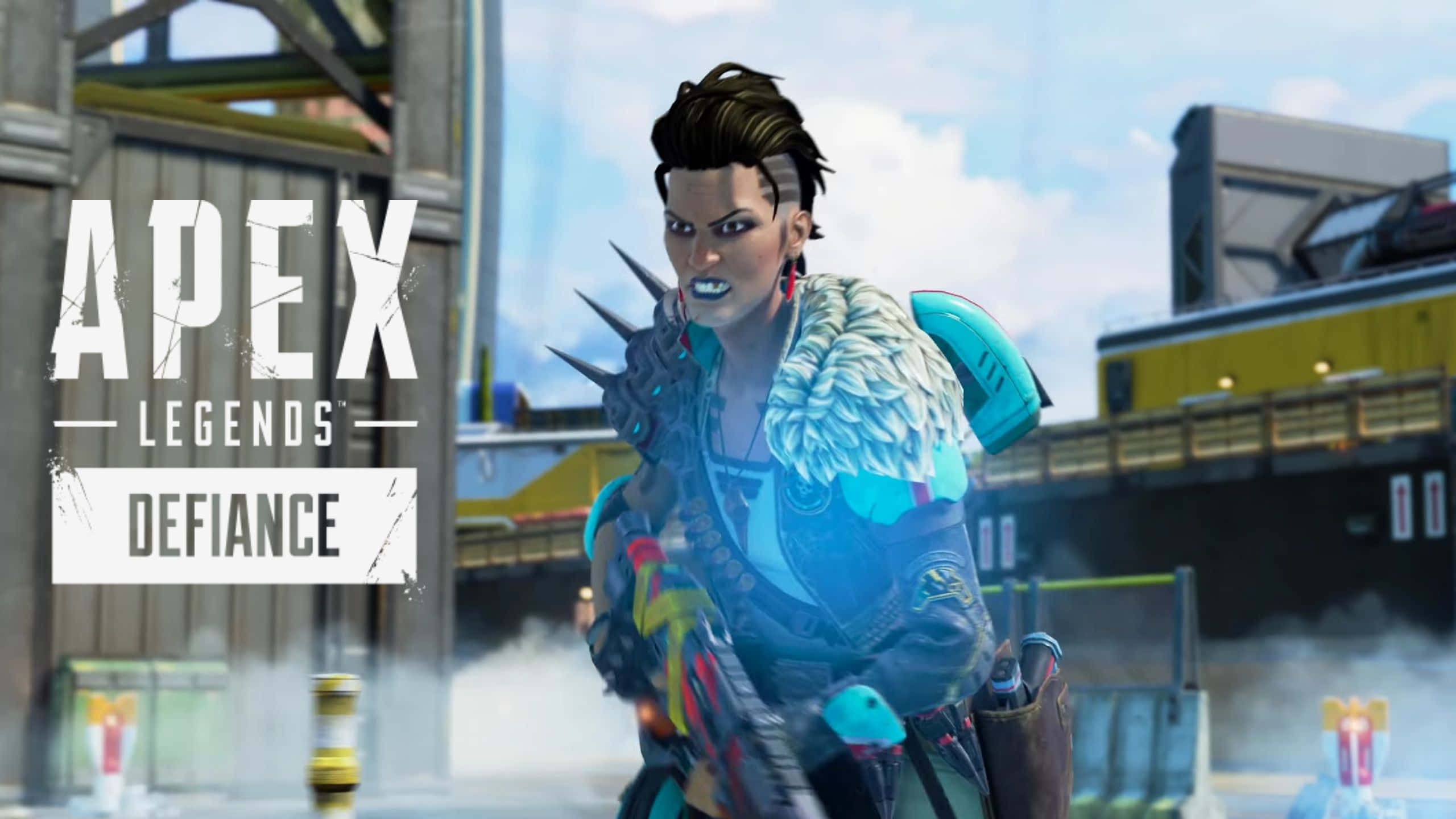 Apex Legends Season 12, fierce female warrior, futuristic armor, 2K Desktop Wallpaper