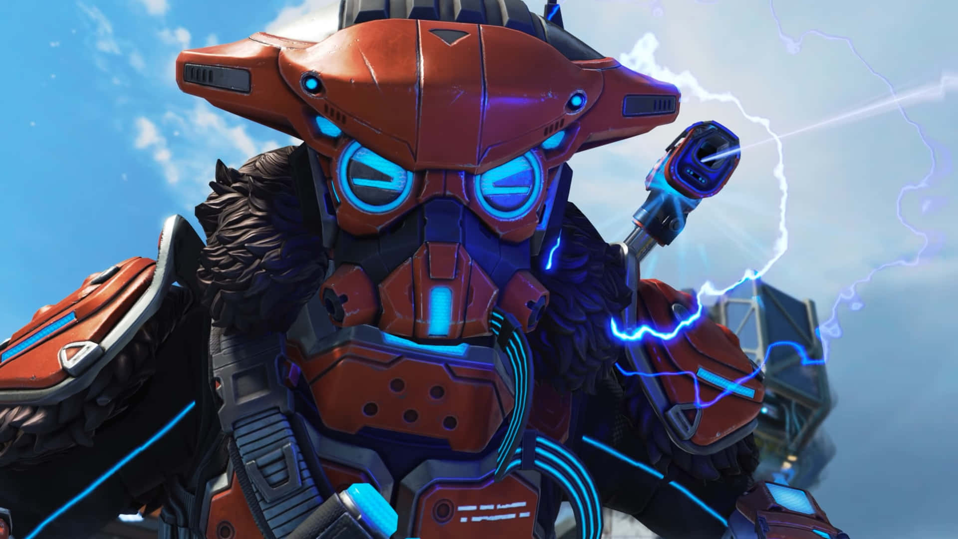 Apex Legends Season 12, battle royale, orange and black armored robot, Full HD Desktop Wallpaper