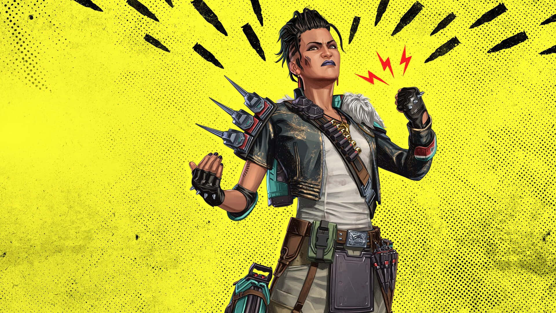 Apex Legends Season 12, anime-style warrior, spiked gauntlets, Full HD Desktop Wallpaper