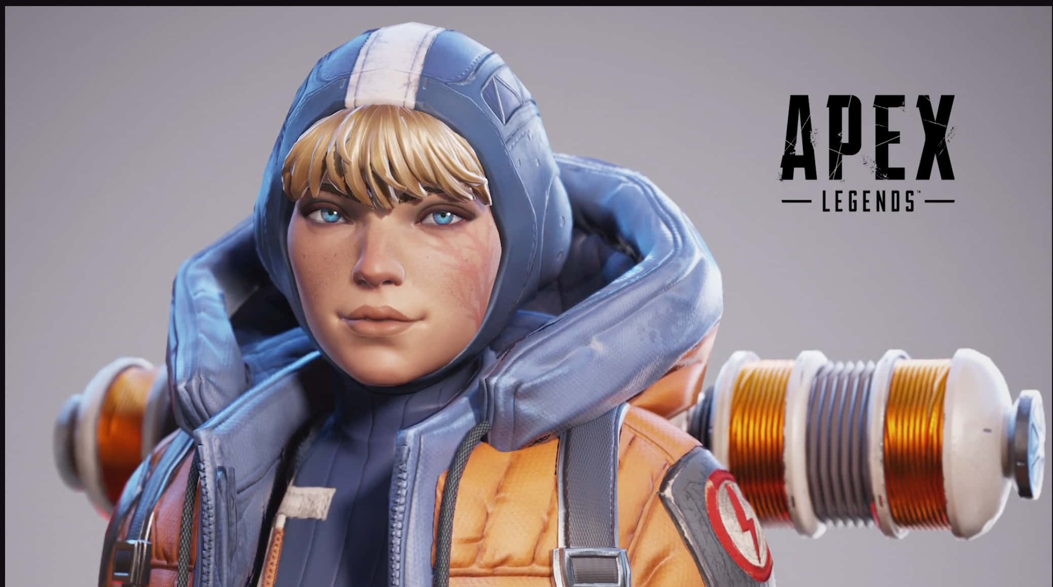 Apex Legends, Wattson, blue hooded jacket, Full HD Desktop Wallpaper
