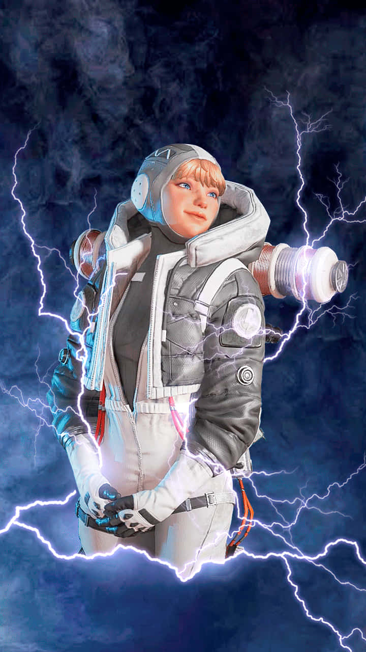 Apex Legends Wattson, lightning, futuristic suit, HD Phone Wallpaper