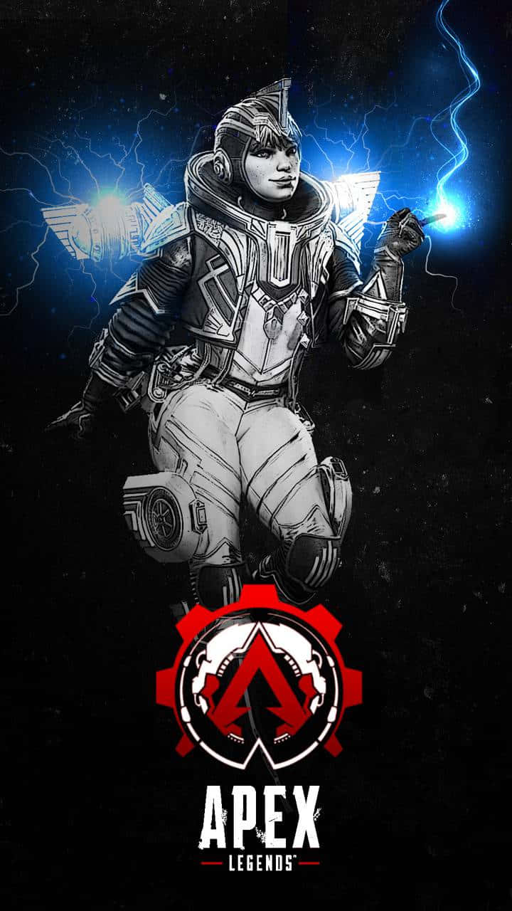 Apex Legends Wattson, blue lightning, futuristic warrior, HD Phone Wallpaper