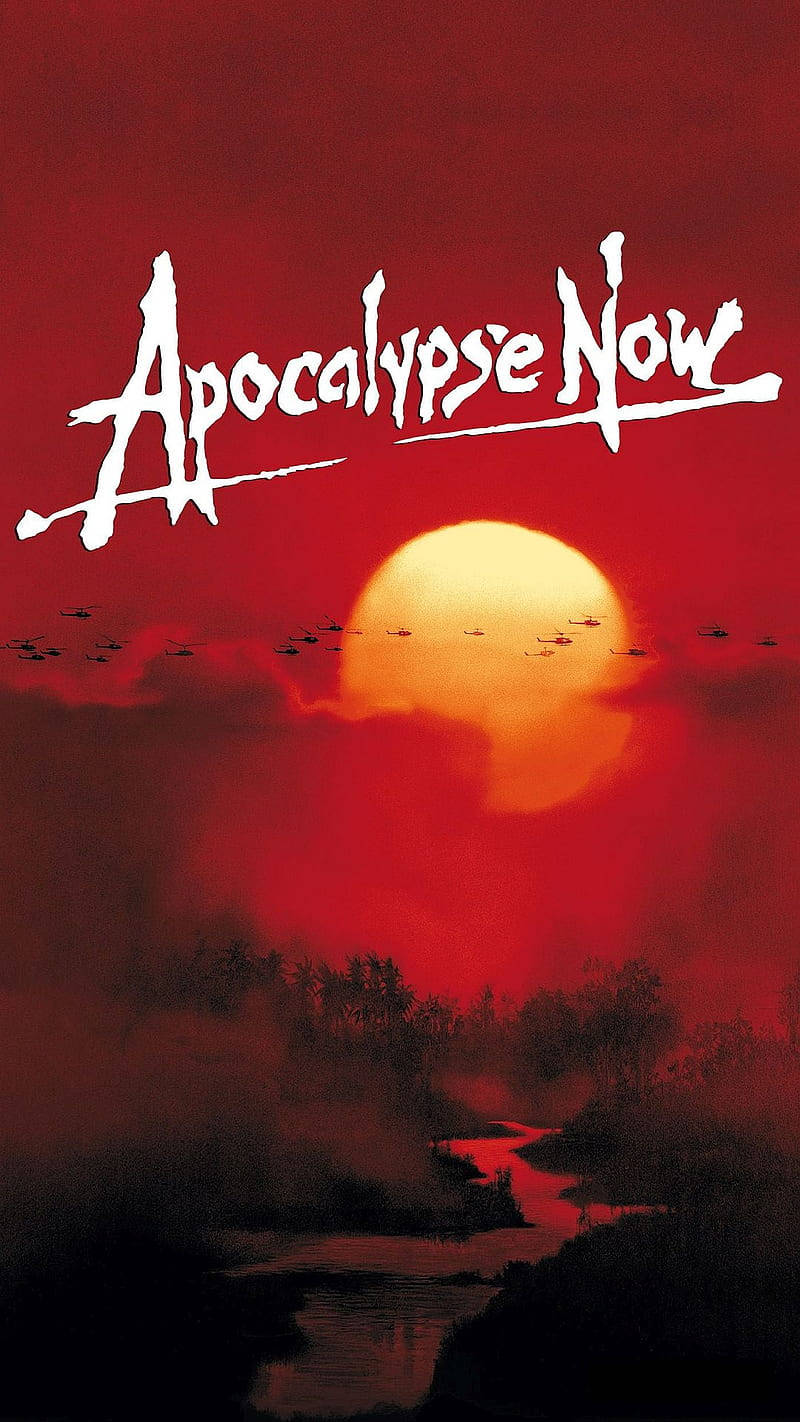 Apocalypse Now, sun rising, blood red sky, HD Phone Wallpaper