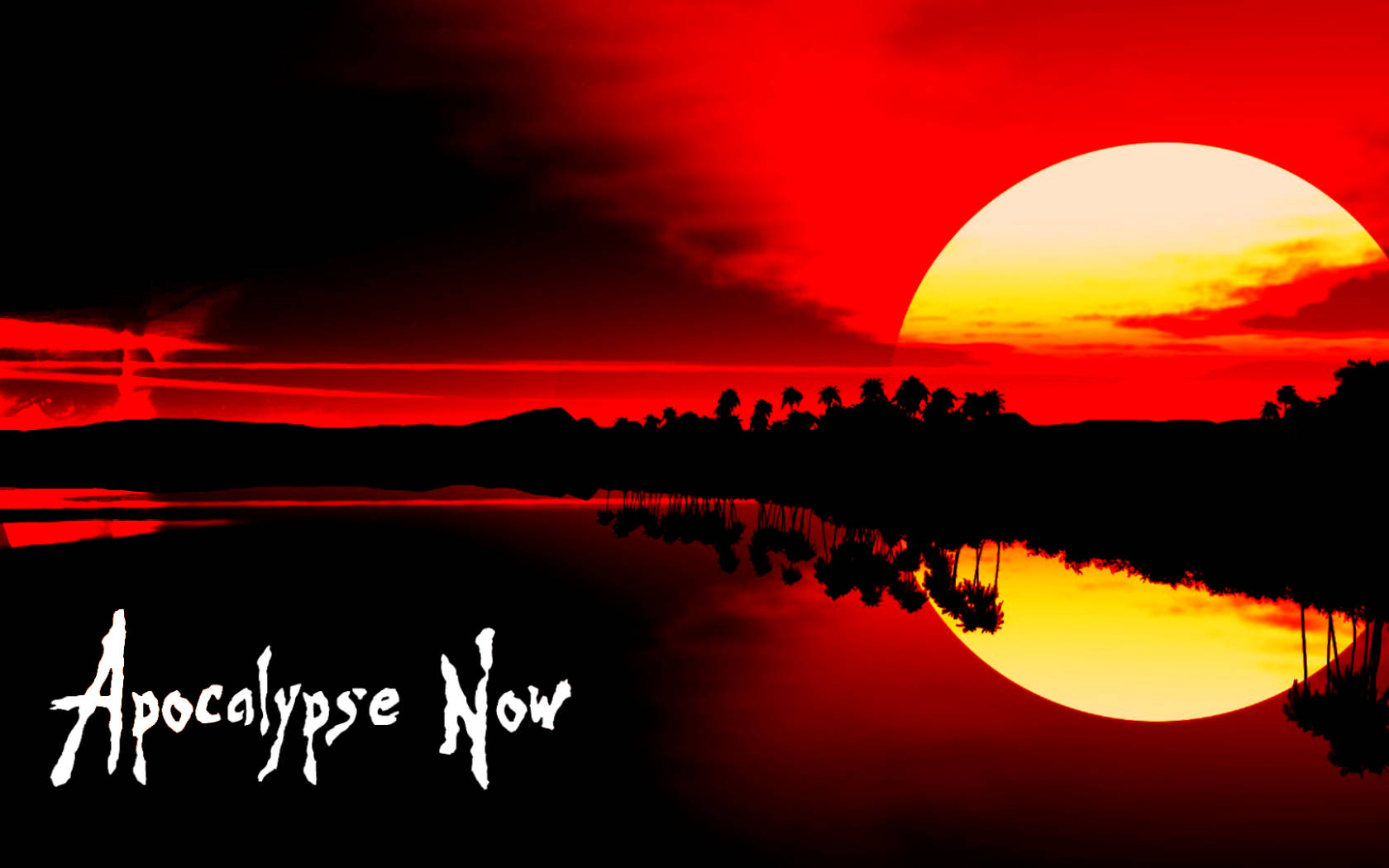 Apocalypse Now, sunset, silhouette, HD Desktop Wallpaper