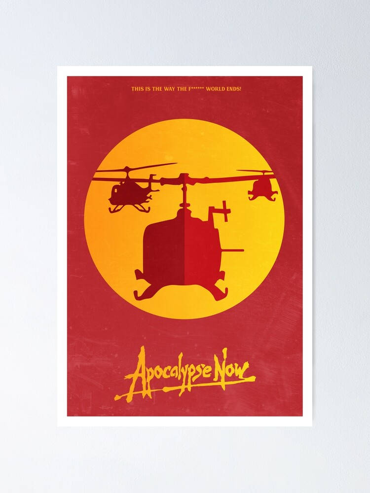 Apocalypse Now, three helicopters, fiery yellow sun, SD Phone Wallpaper
