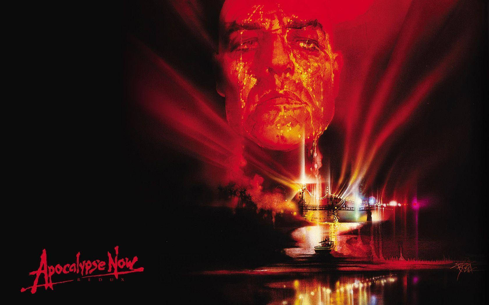 Apocalypse Now, 1979, fiery red glowing face, HD Desktop Wallpaper