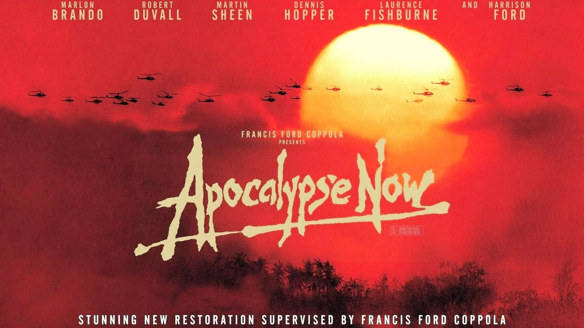 Apocalypse Now, fiery red sky, massive sun, Full HD Desktop Wallpaper