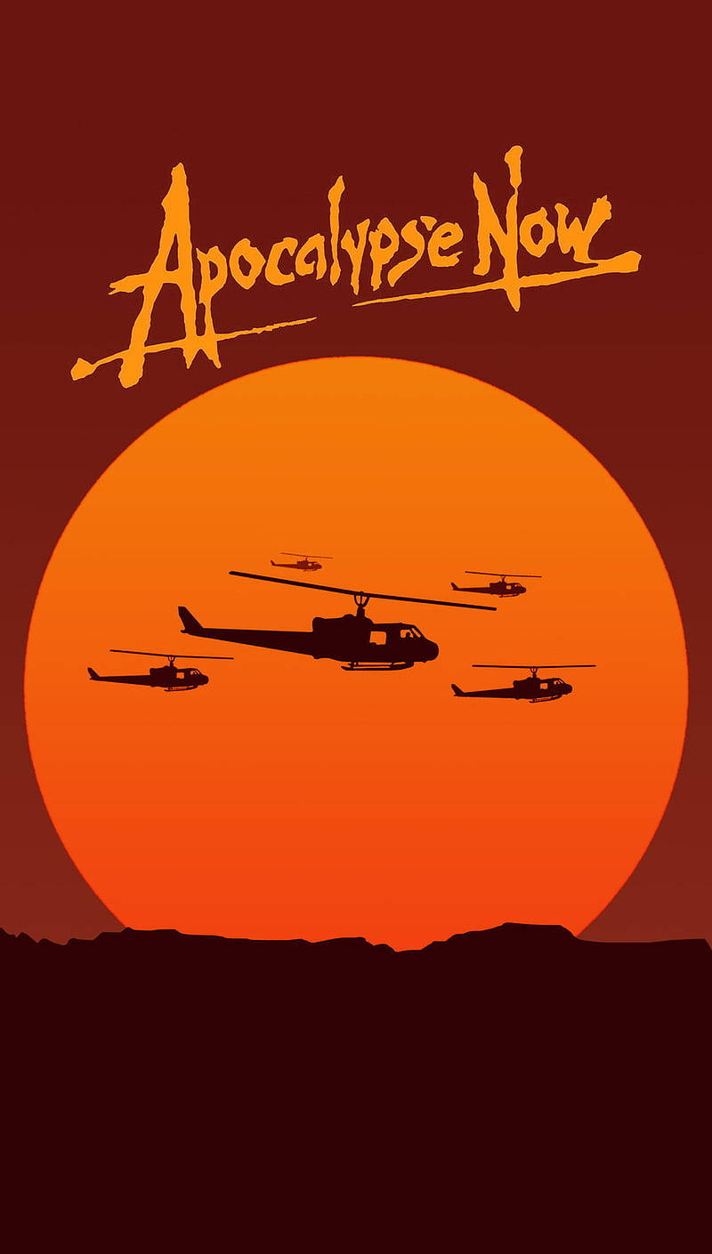 Apocalypse Now, helicopter, silhouette, HD Phone Wallpaper