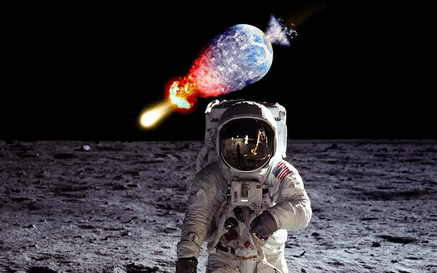apocalypse, 1680 x 1050 wallpaper, astronaut, HD Desktop Wallpaper