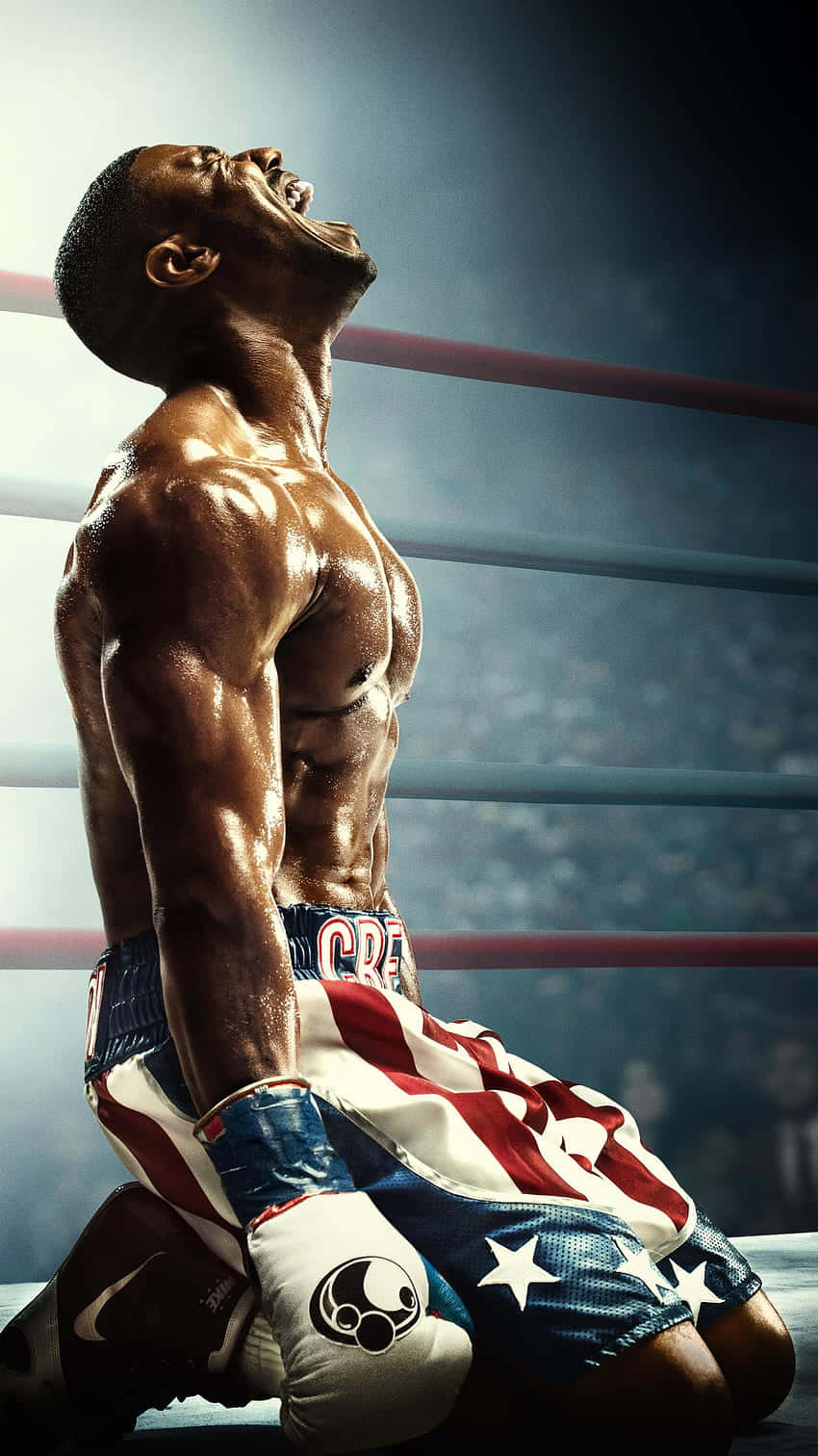 Apollo Creed, victory pose, ring, HD Phone Wallpaper