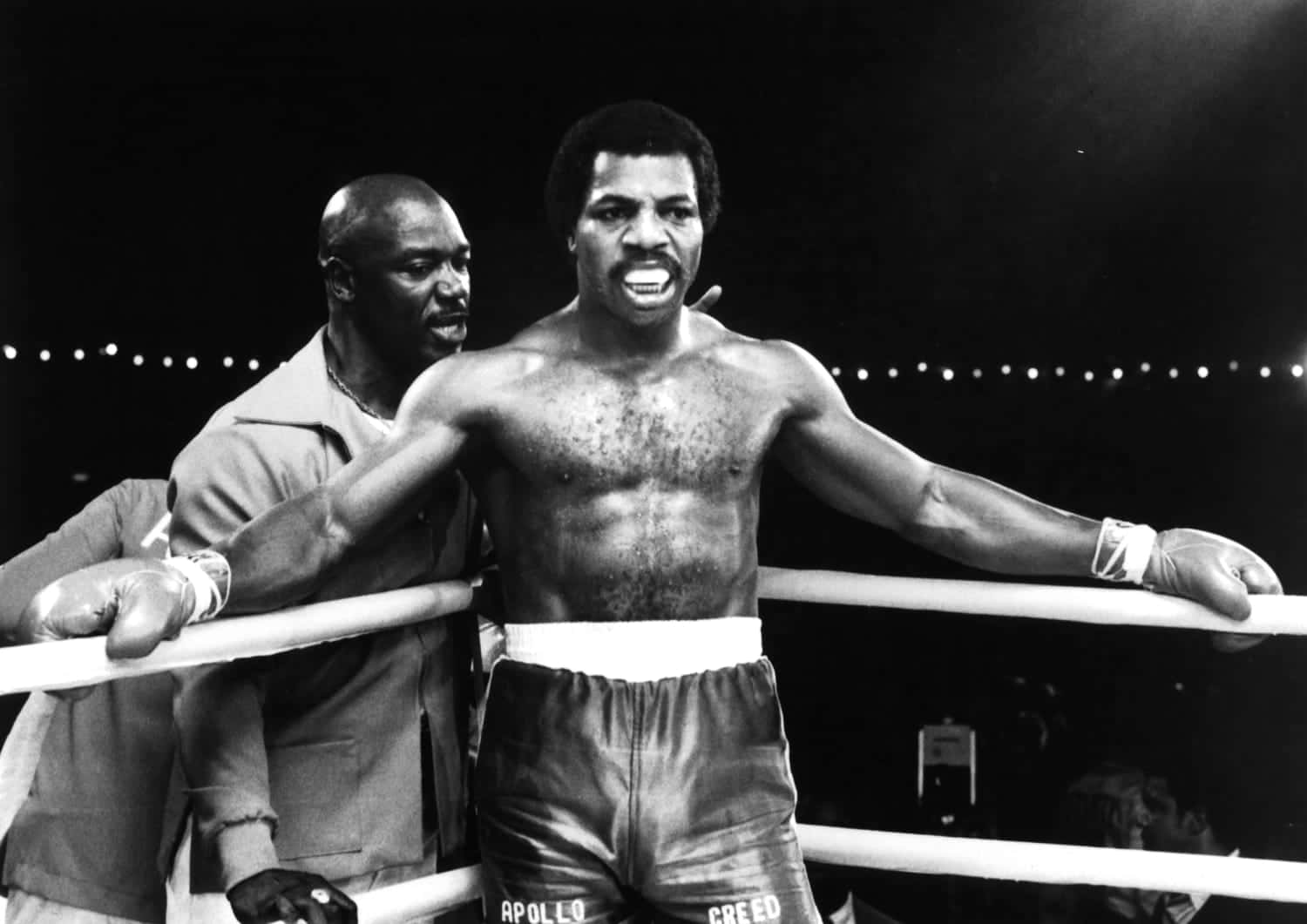 Apollo Creed, boxing ring, triumphant boxer, HD Desktop Wallpaper