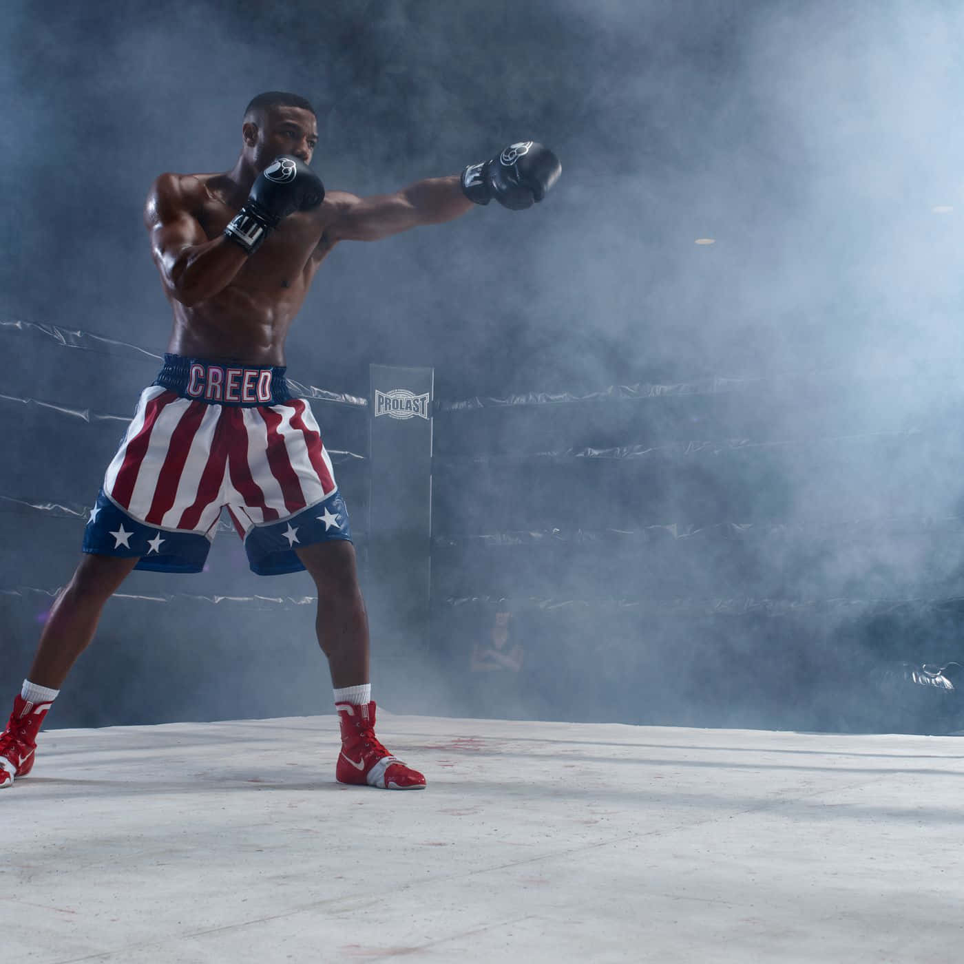 Apollo Creed, patriotic shorts, smoky ring, HD Desktop Wallpaper