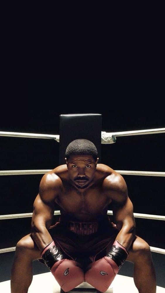 Apollo Creed, pink gloves, dimly lit ring, SD Phone Wallpaper
