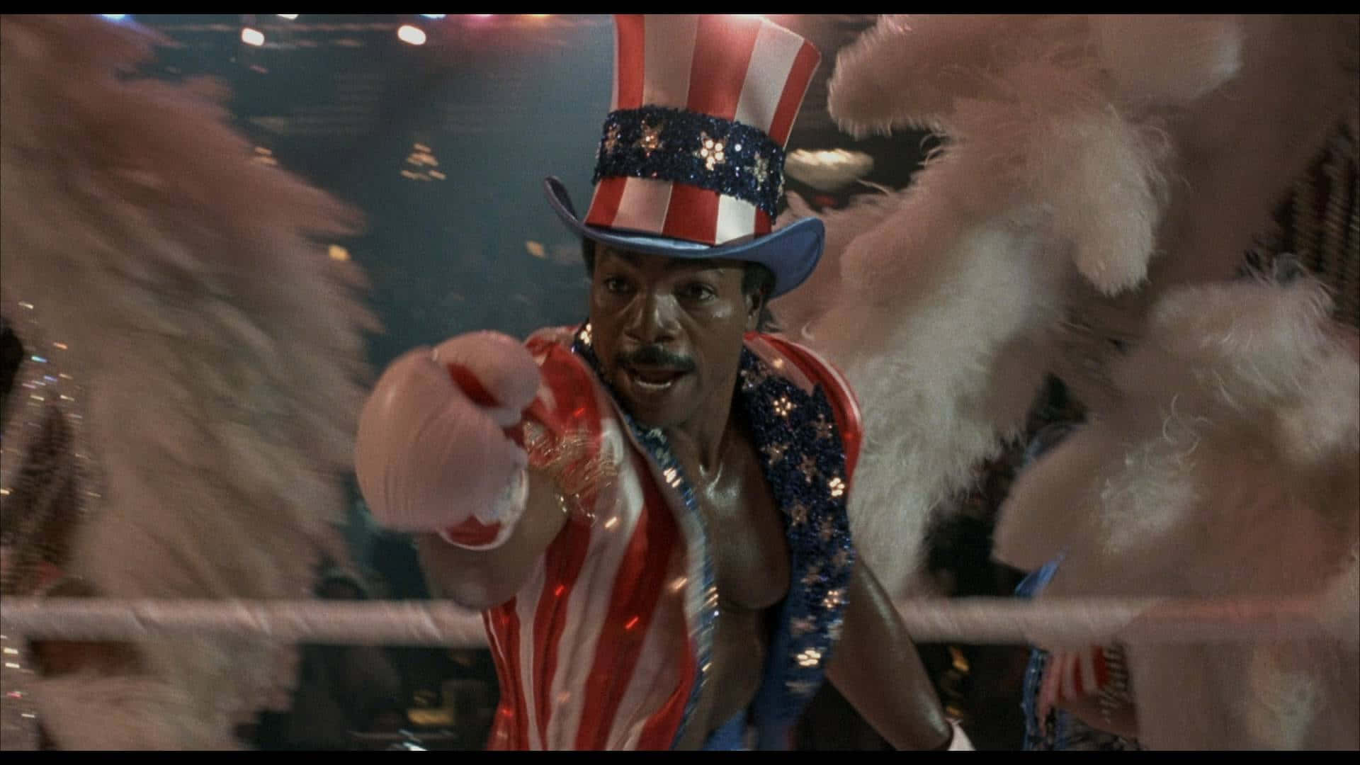 Apollo Creed, patriotic costume, stars and stripes, Full HD Desktop Wallpaper