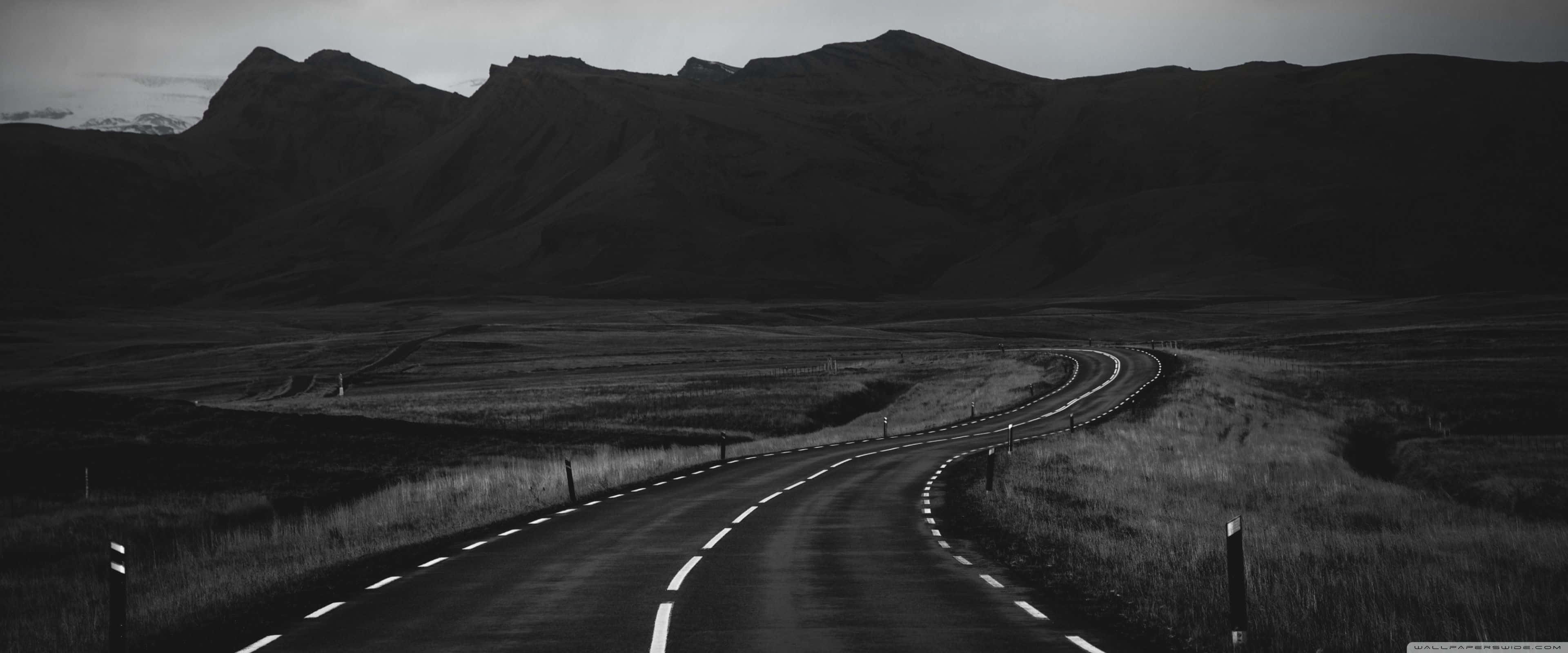 Apple 3840x1600, 3840 x 1600, monochrome landscape, 4K Desktop Wallpaper