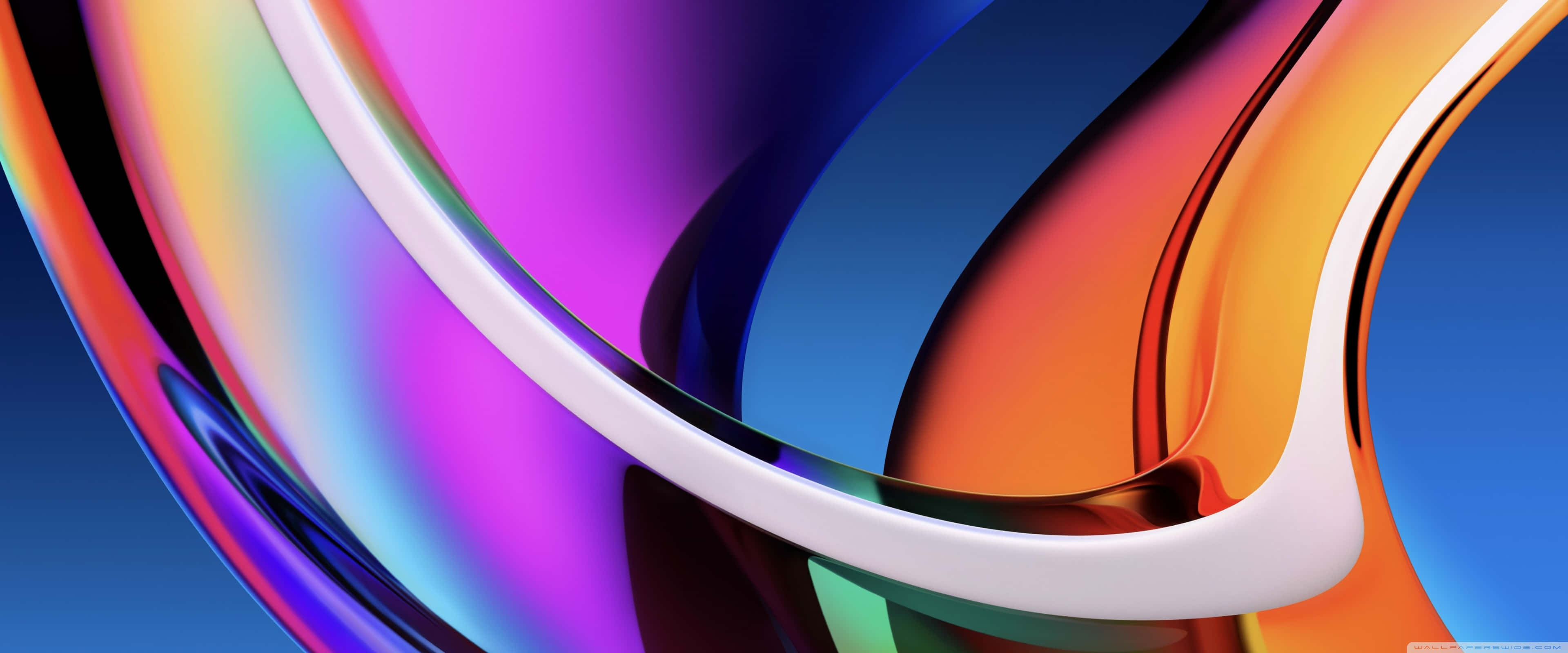 iPhone 12 Pro, 3840 x 1600, neon hues, 4K Desktop Wallpaper