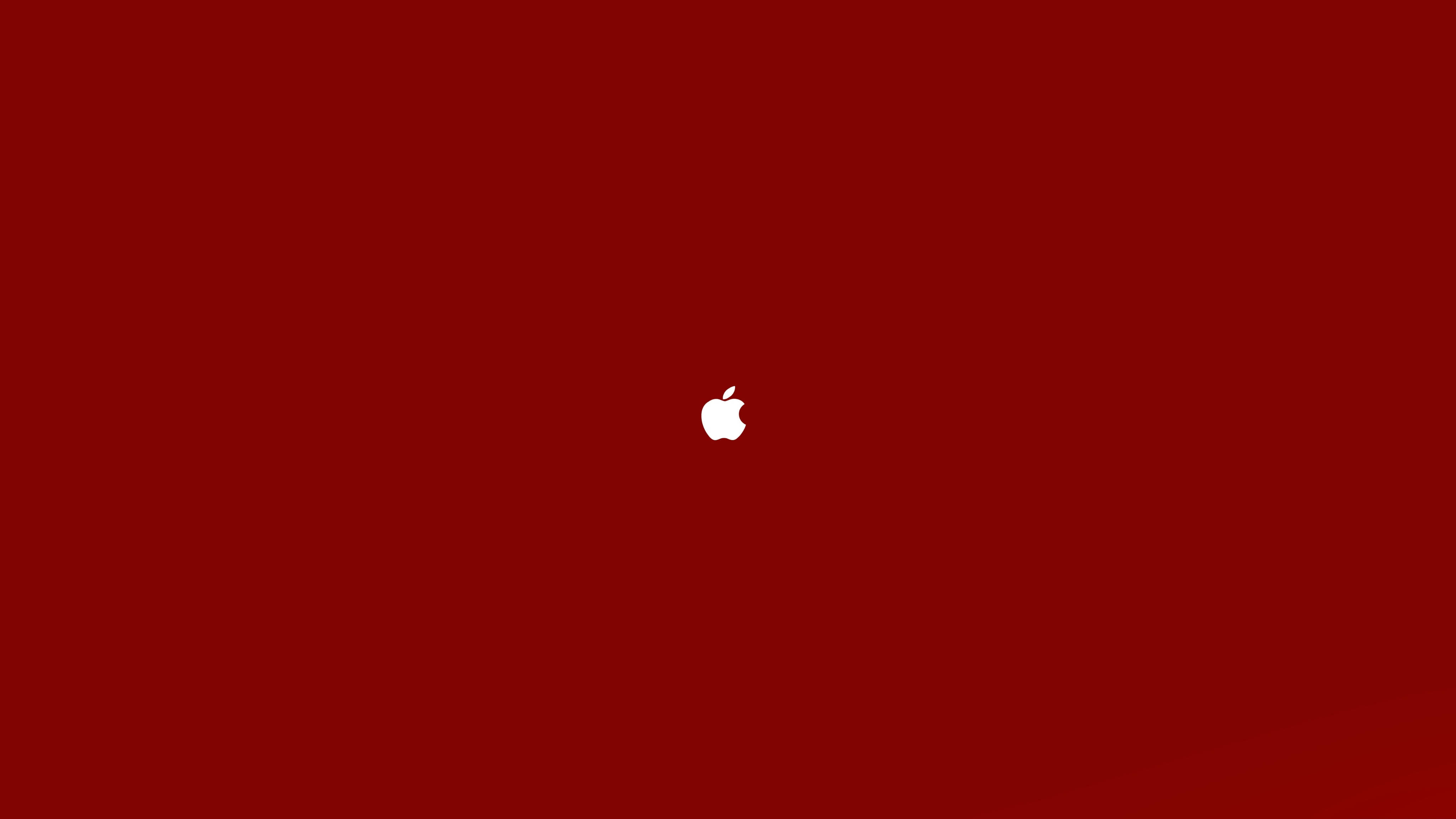 Apple, 4K Ultra HD, red aesthetic, 4K Desktop Wallpaper