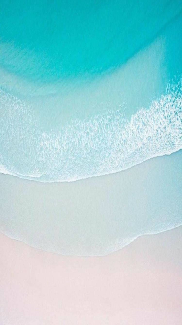 iPhone 11, aqua sandy seashore, turquoise ocean, HD Phone Wallpaper