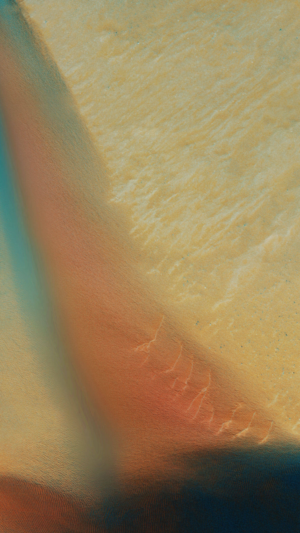 Apple iPhone Default, colorful sand surface, warm ochre, Full HD Phone Wallpaper