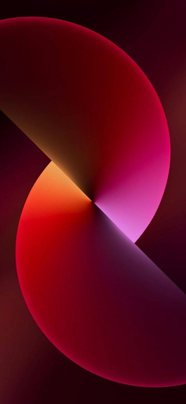 iOS 13, Apple iPhone Default, red, HD Phone Wallpaper