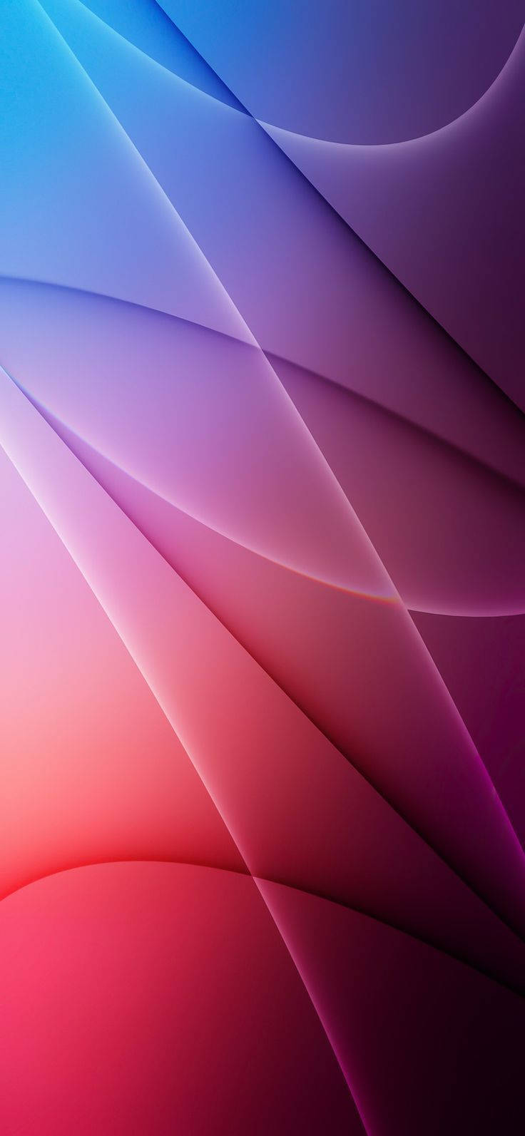 iOS 15, Apple iPhone Default, blue pink pattern, HD Phone Wallpaper