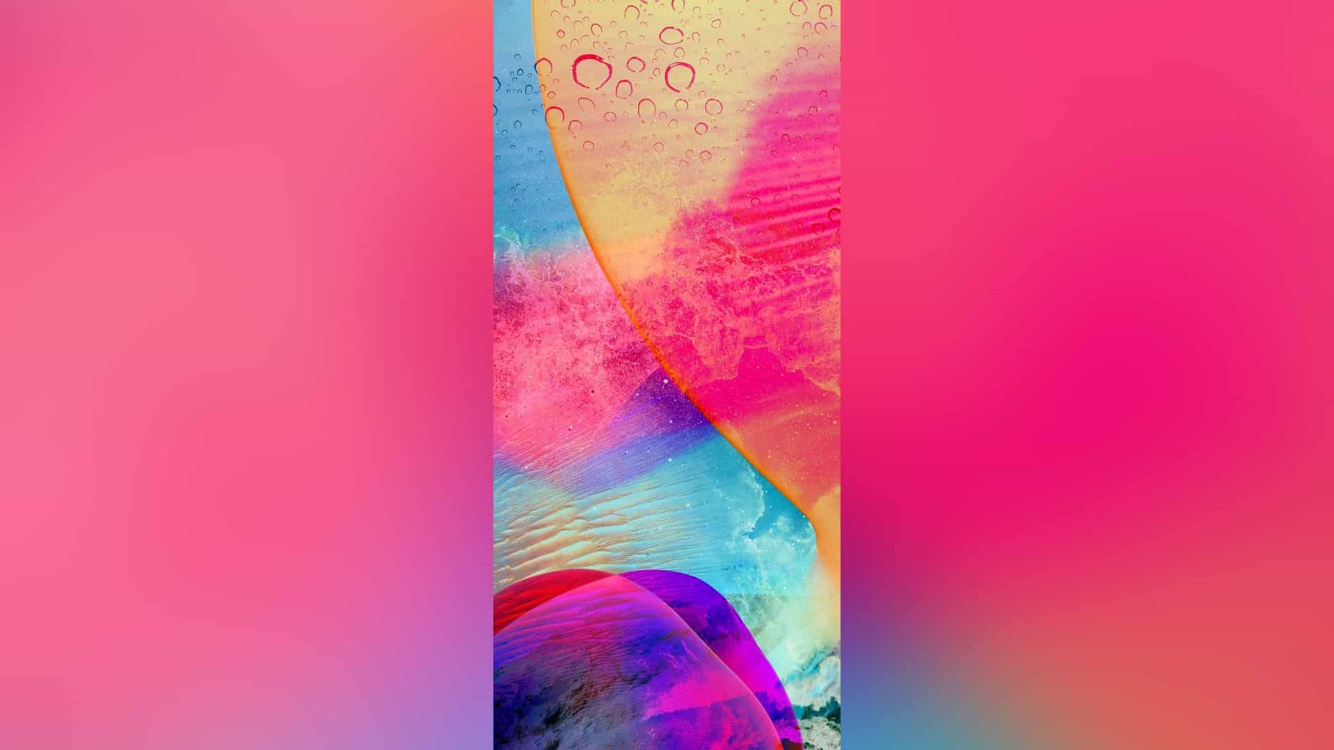 Apple iPhone Default, pink, blue, Full HD Desktop Wallpaper
