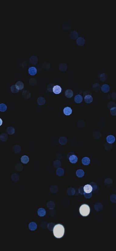 Apple iPhone X, luminous dots, blue, SD Phone Wallpaper