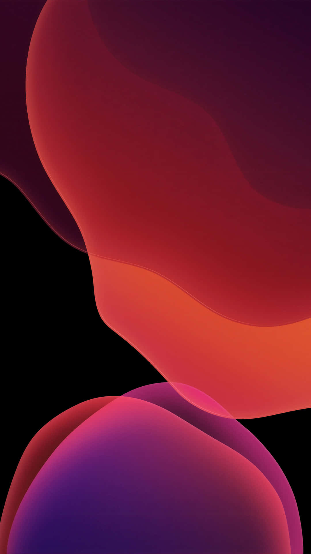 Apple iPhone X, multicolored pattern, gradient reds purples and oranges, Full HD Phone Wallpaper