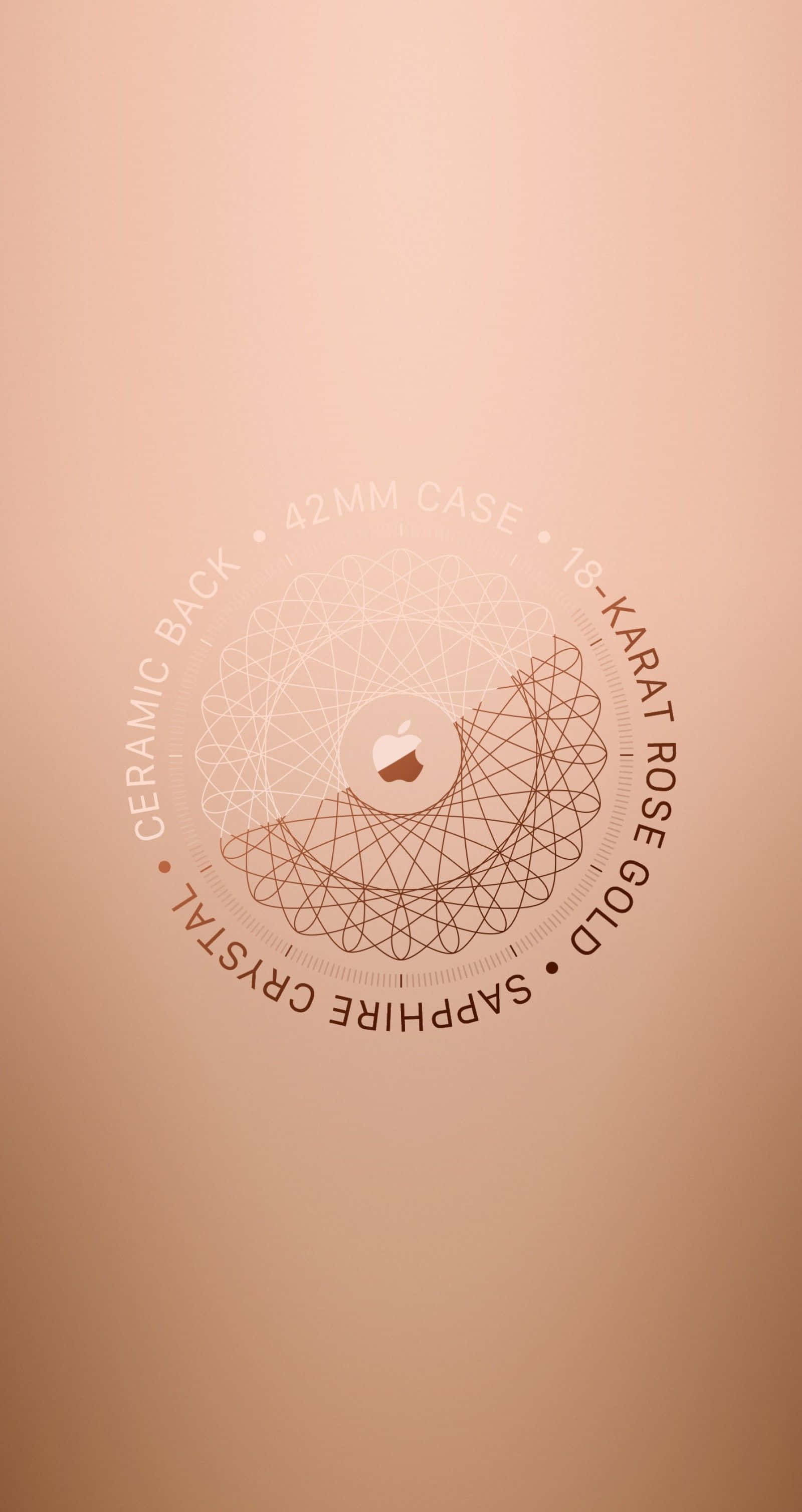 rose gold, iPhone 5, Apple logo, 2K Phone Wallpaper