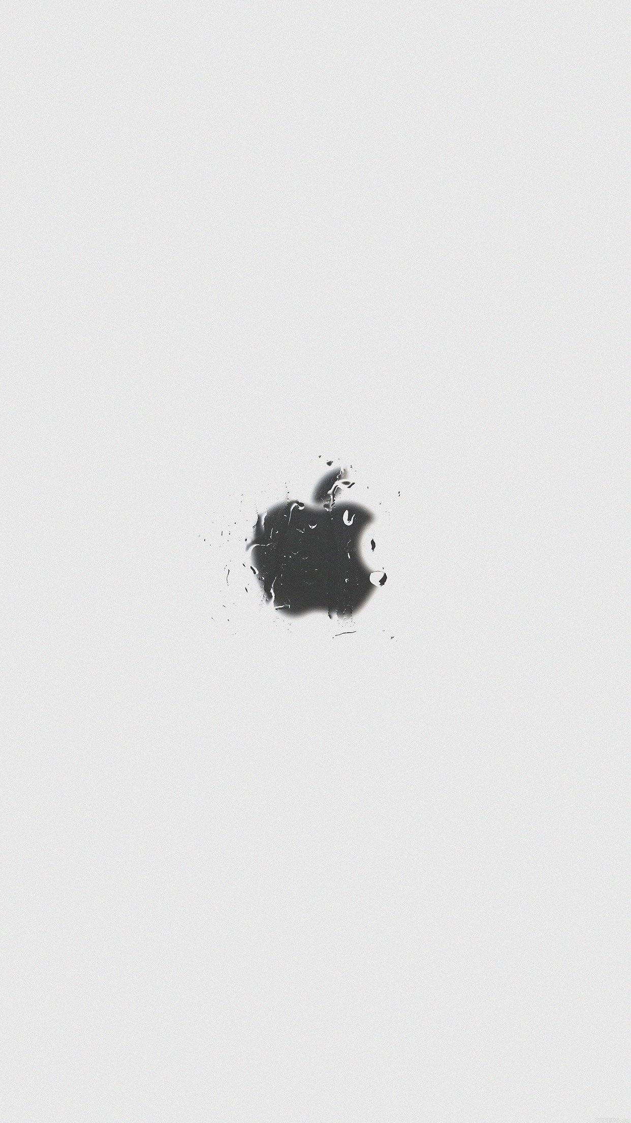 Apple Logo, iPhone, white, Full HD Phone Wallpaper