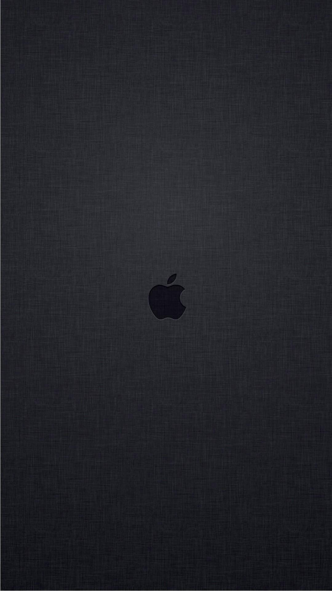 Apple Logo, black Apple logo, dark gray textured, Full HD Phone Wallpaper