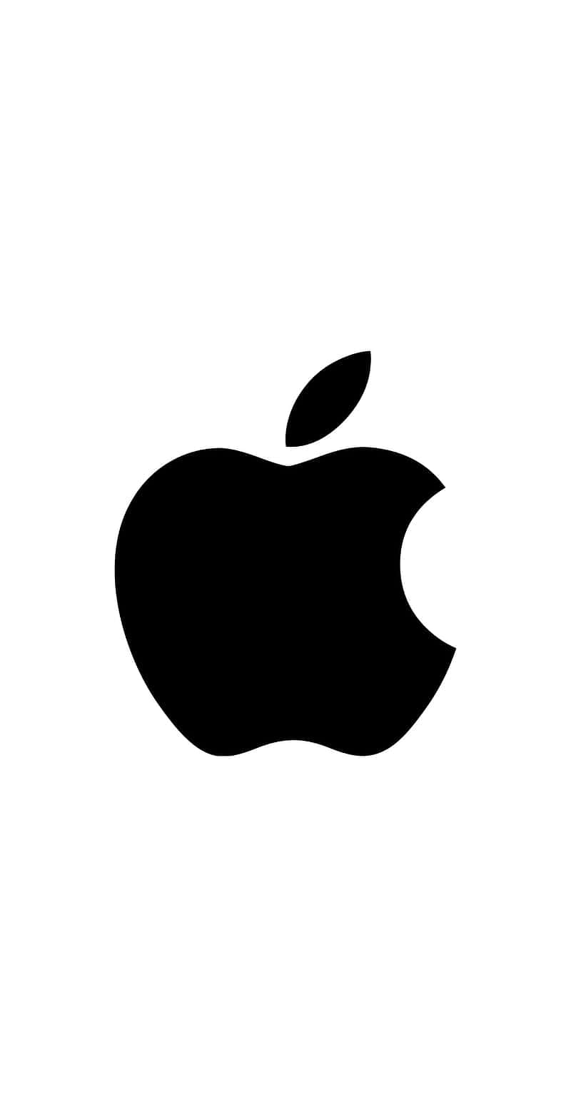 Apple Logo, black, white, HD Phone Wallpaper