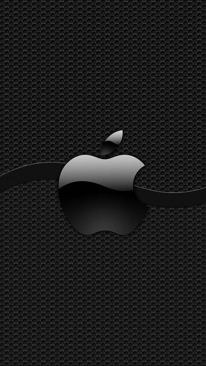 iPhone, Apple Logo, black, HD Phone Wallpaper