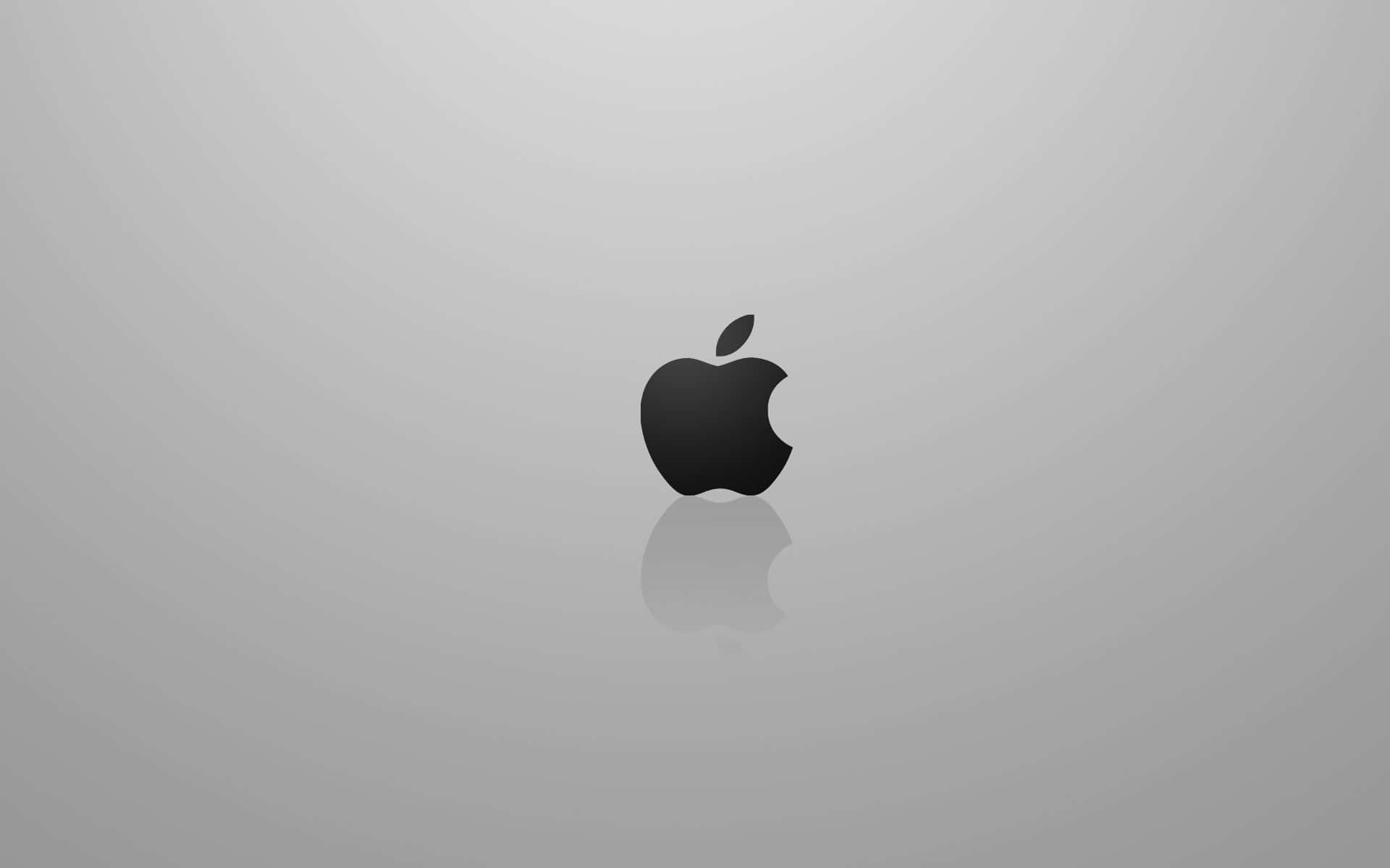 Apple Mac Desktop, Apple logo, black, Full HD Desktop Wallpaper