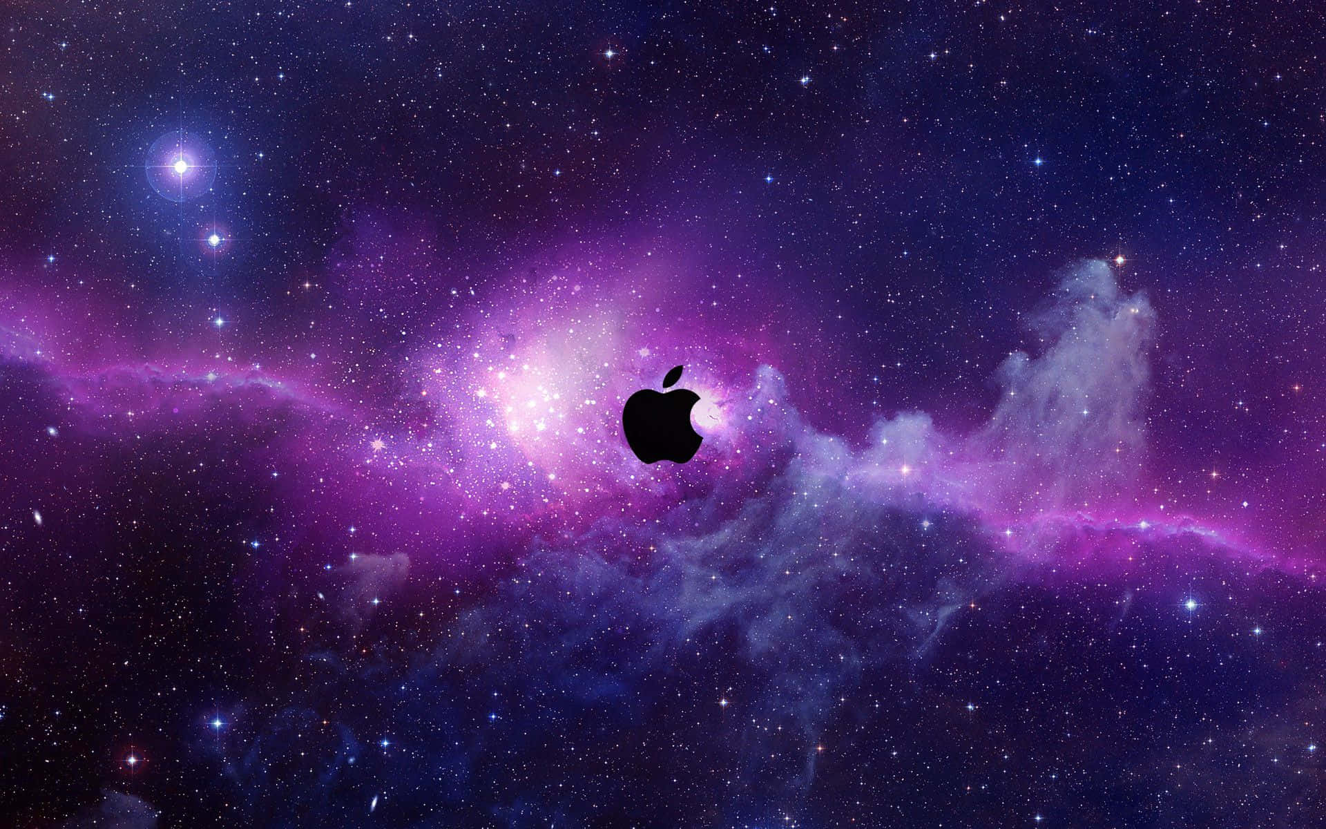 Apple Mac Desktop, Apple logo, purple, Full HD Desktop Wallpaper