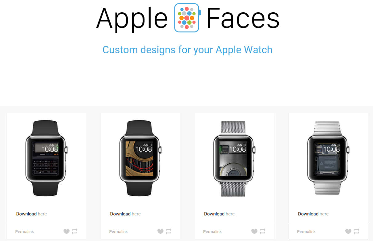 Apple Watch, digital watch designs, clean white background, SD Desktop Wallpaper