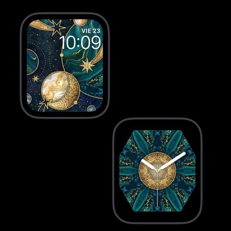 Apple Watch, celestial, geometric, SD Desktop Wallpaper
