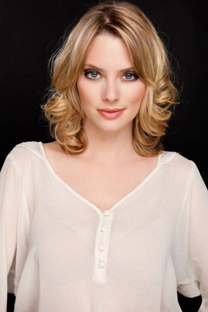 April Bowlby, see-through top, white blouse, SD Phone Wallpaper