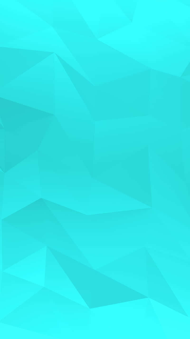 Aqua Abstract Background, teal, polygonal shapes, HD Phone Wallpaper