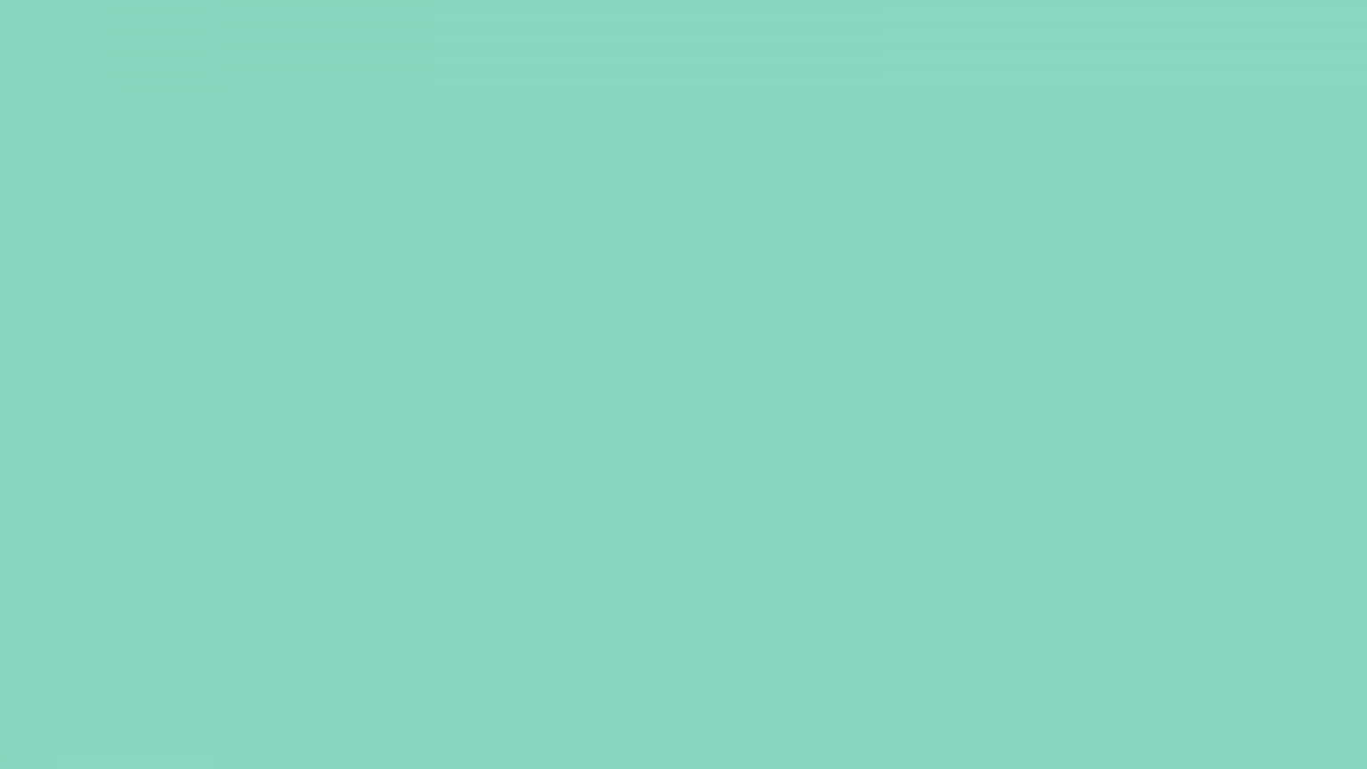 Aqua Green, 1536 x 864, mint green, HD Desktop Wallpaper