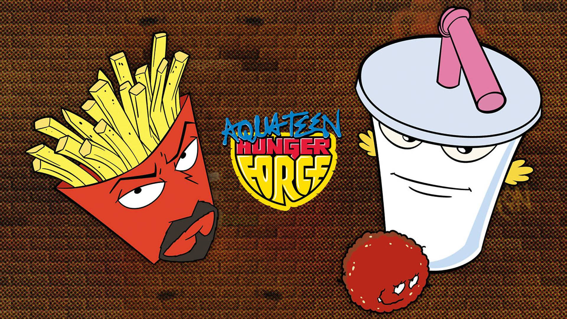 Aqua Teen Hunger Force, french fry cup, meatball, Full HD Desktop Wallpaper