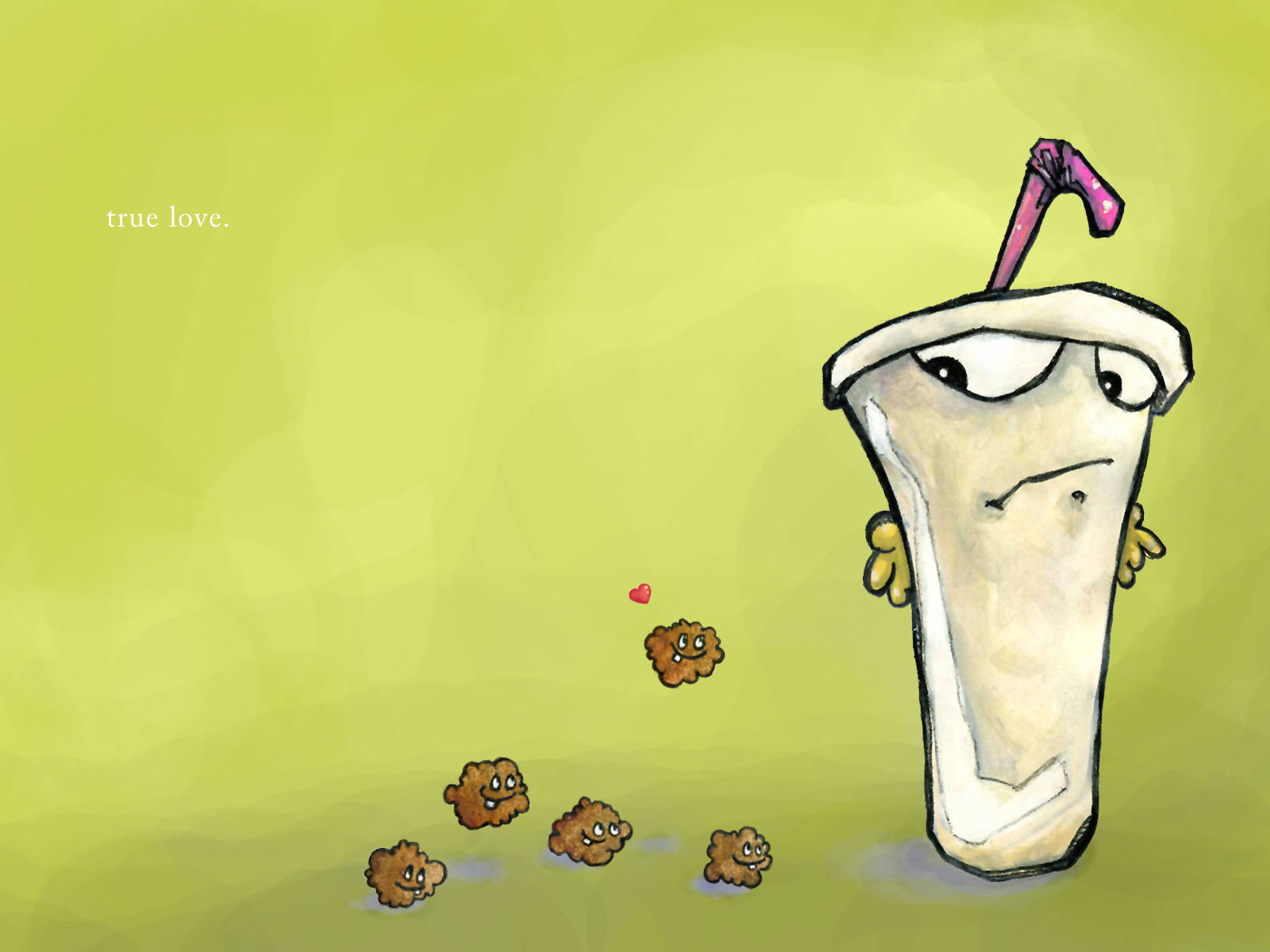 Aqua Teen Hunger Force, milkshake cup, arms, HD Desktop Wallpaper