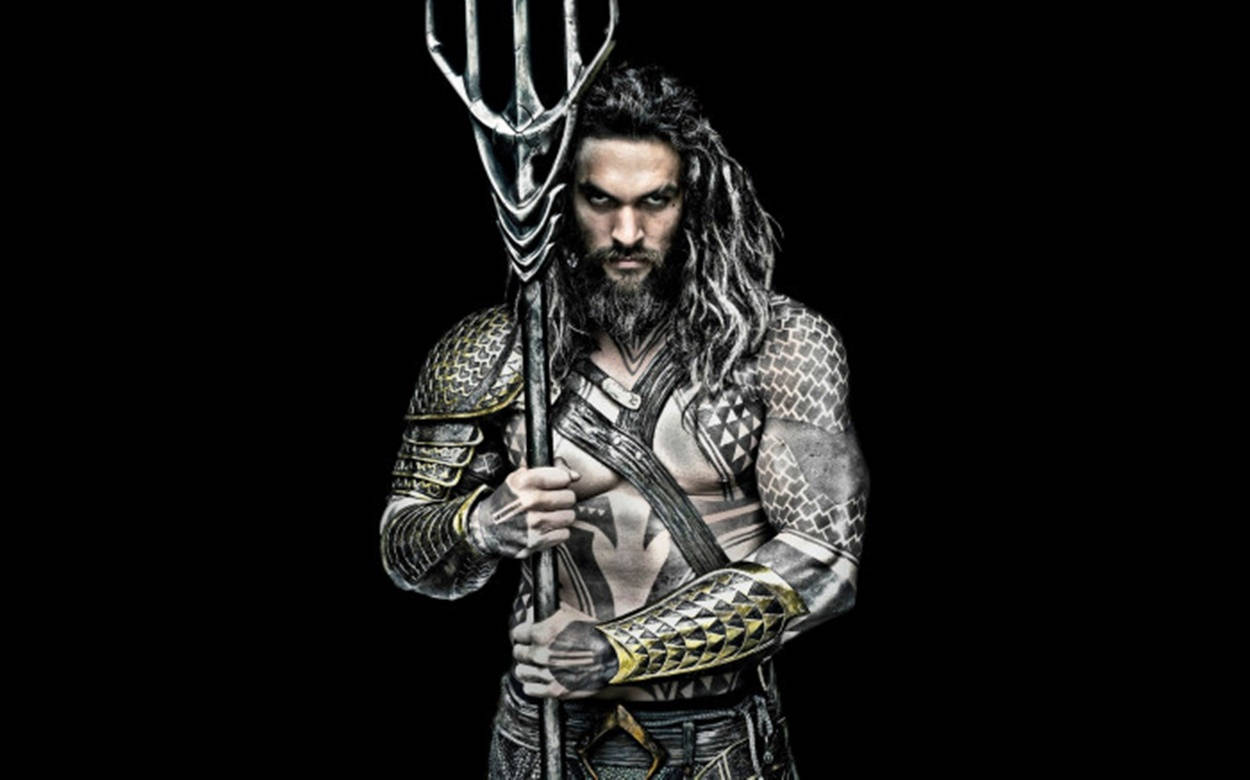 Aquaman Movie, trident, scale armor, SD Desktop Wallpaper