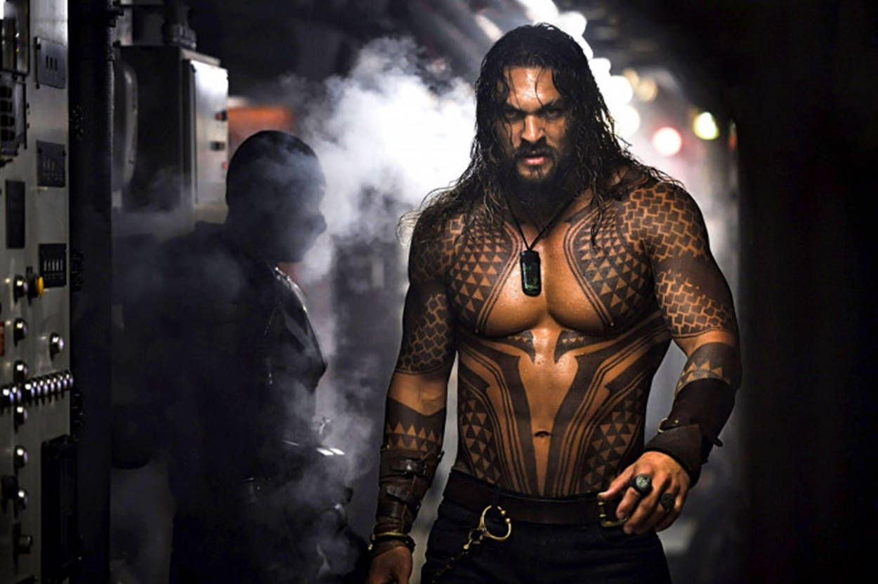 Aquaman Movie, muscular, tribal tattoos, SD Desktop Wallpaper