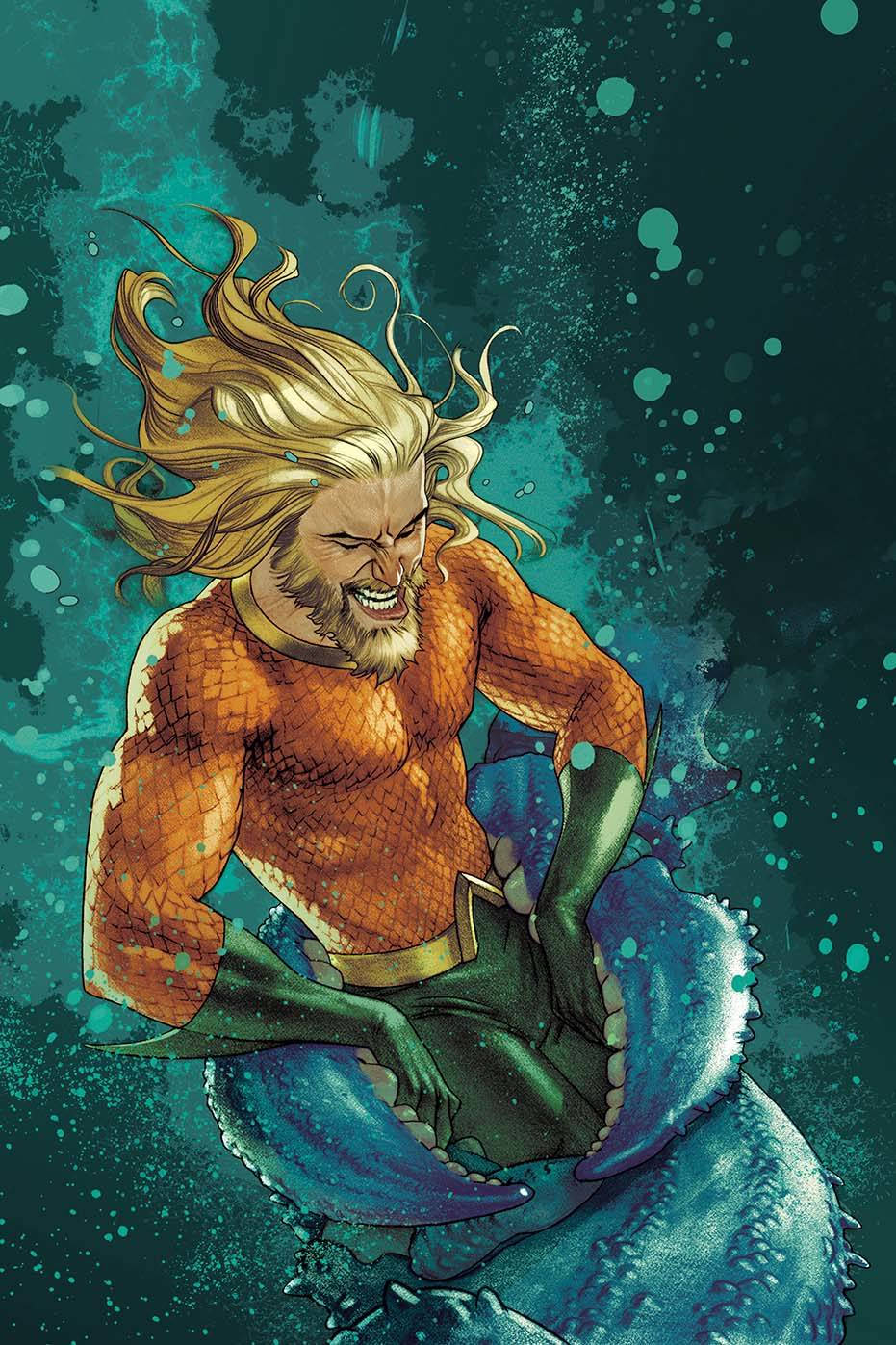 Aquaman, giant crab claw, teal currents, HD Phone Wallpaper