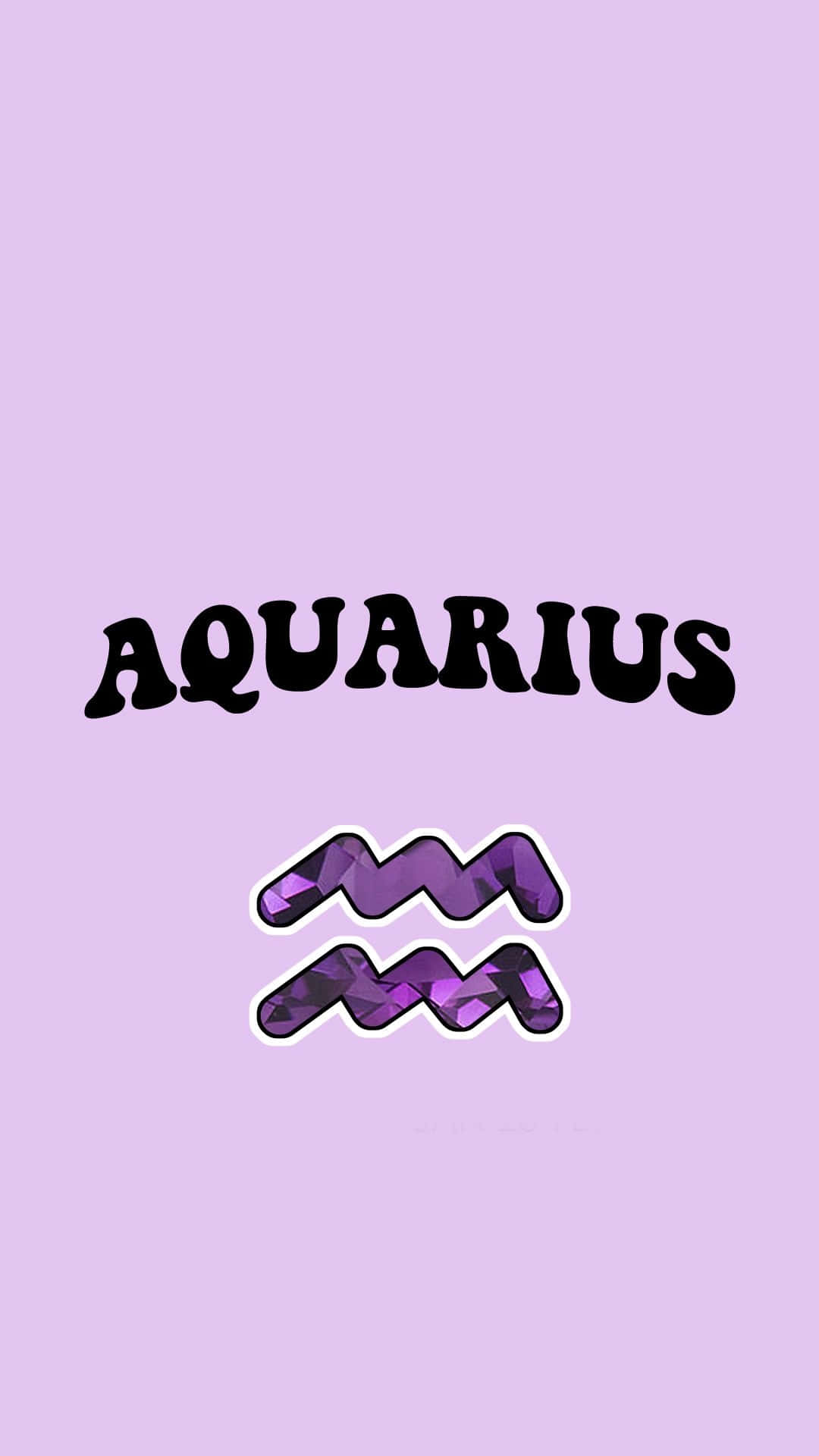 Aquarius, purple, bold black text, Full HD Phone Wallpaper